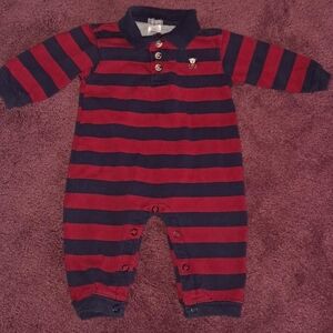 Vintage Carters Stripped Romper Size 9m